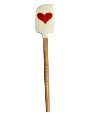 Williams Sonoma Wood Heart Spatula
